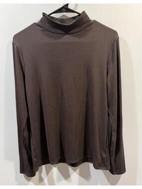 Women’s No Boundaries Mock Turtleneck Ribbed Long Sleeve Shirt, Size XXL (19)